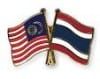 thai & malaysia flag