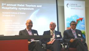 Dr Anwar Ghani, Prof Chris Ryam and Dr Asad Mohsin during the symposium
