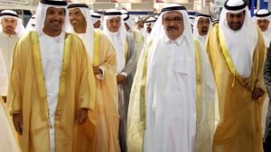 Shaikh Hamdan bin Rashid Al Maktoum, Deputy Ruler of Dubai and the UAE Minister of Finance; Helal Saeed Almarri, director-general, Department of Tourism & Commerce Marketing, and director-general of Dubai World Trade Centre Authority; and a number of leading UAE business chiefs and VVIPs during the opening of the Gulfood Manufacturing Conference.