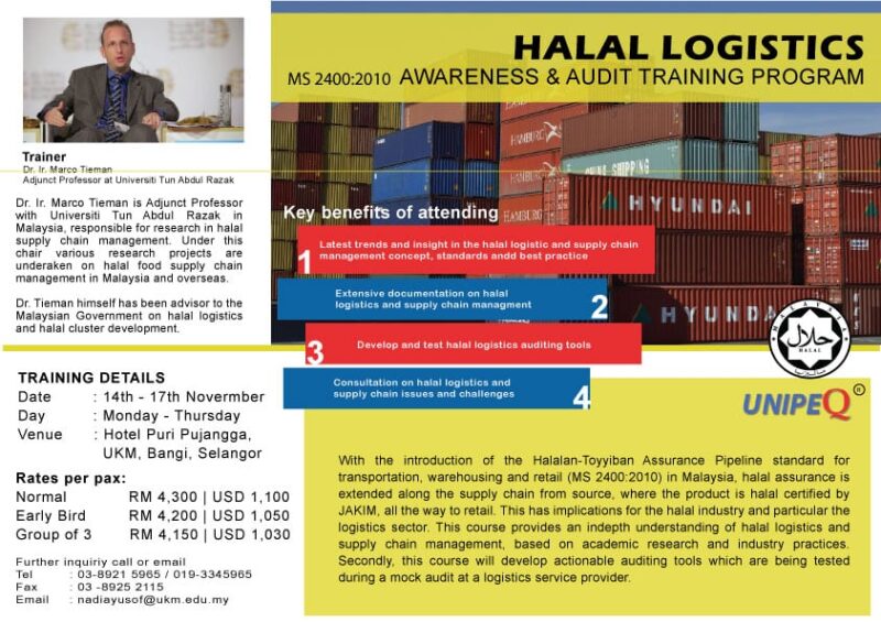 Malaysia - Halal Logistics Training Programme - HalalFocus
